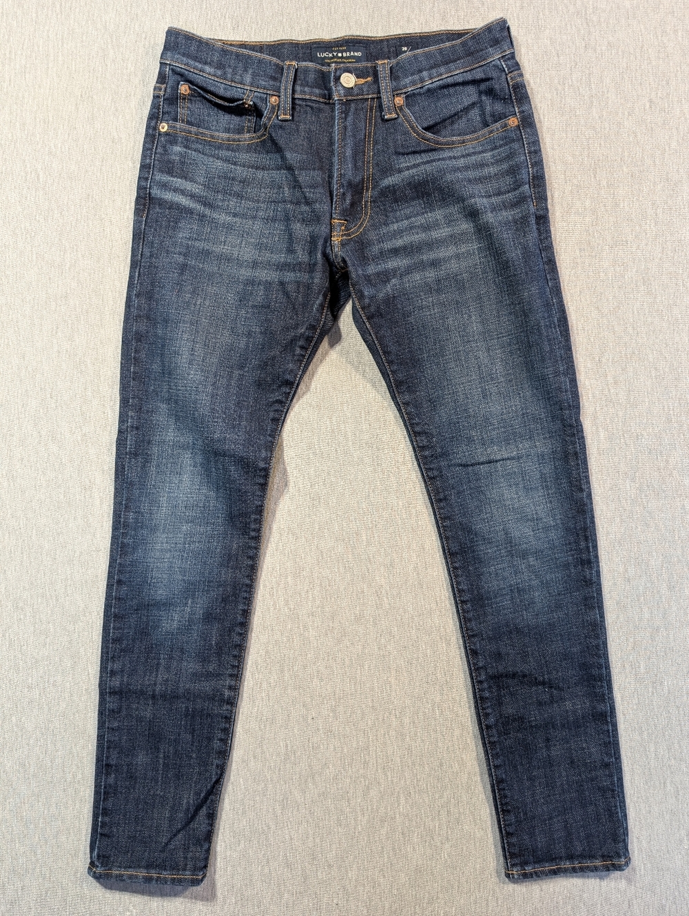 Lucky Brand 105 Slim Taper Jeans Men's 28 X 30 Dark Wash Blue